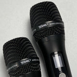 A320H29A UHF fully Intelligent handheld wireless microphone system for stage performance(one receiver for two mics）