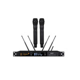 A700H33 UHF fully intelligent handheld wireless microphone system for stage performance(super true diversity system,one receiver for two mics)