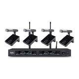 A500D5 UHF fully Intelligent wireless microphone system for conference(one receiver for four mics)