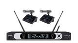 A320D3 UHF fully Intelligent wireless microphone system for conference(one receiver for two mics）